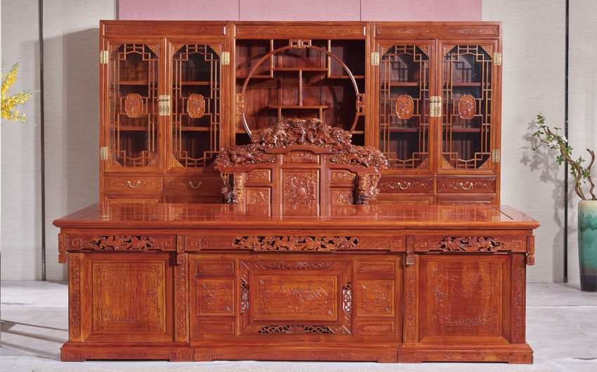 盛世王朝买办台三组合书柜