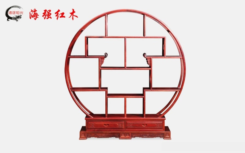 圆形多宝阁，博古架